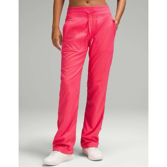LULULEMON NWT Glaze Pink Dance Studio Mid Rise Lined Pants - Picture 1 of 7